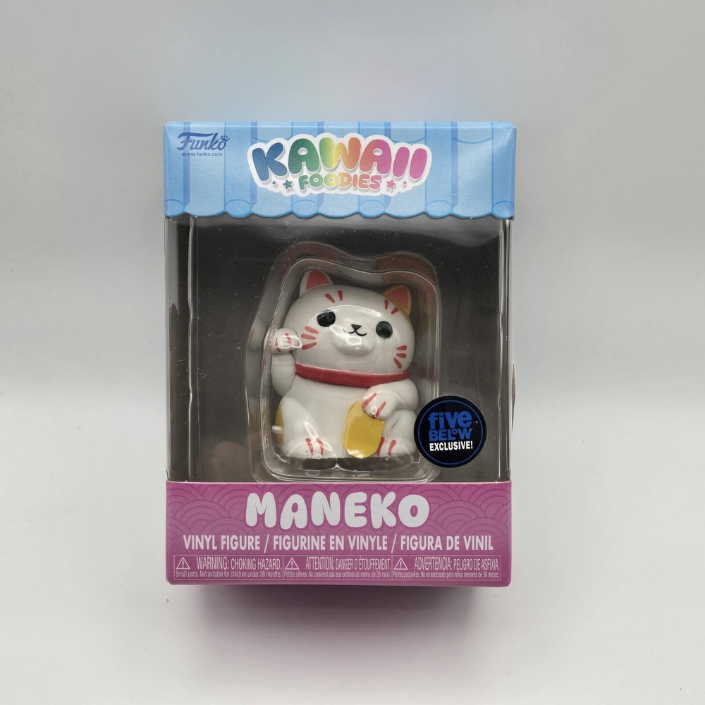 Funko Kawaii Foodies Maneko Paka Paka Five Below Exclusive Vinyl Figure NEW
